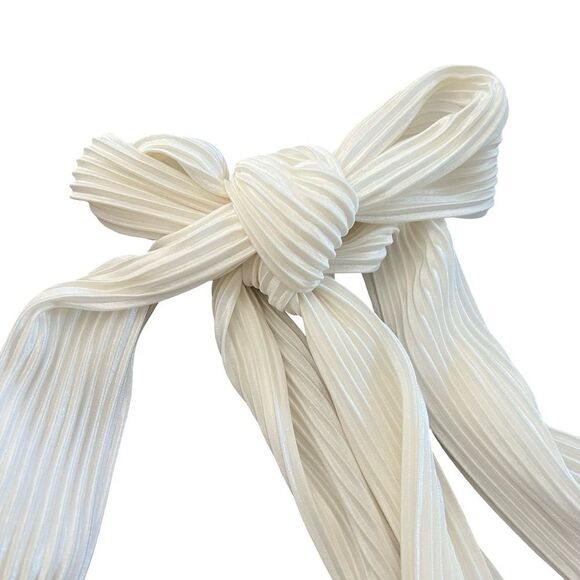 New Arula 1X Ruffled Tiered Bow Tie Sleeve Top, Blue ombré gradient - Picture 4 of 10